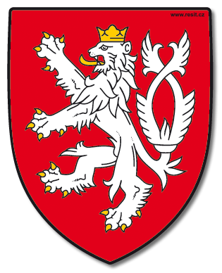 Samolepka Český lev - erb