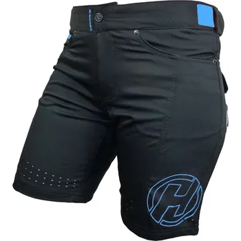 Sport HAVEN Cyklistické kalhoty krátké bez laclu - AMAZON LADY - černá/modrá XL