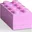 LEGO Mini Box 46 x 92 x 43 mm, růžový