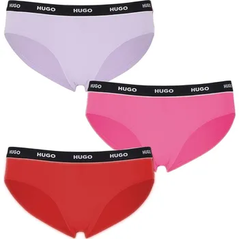 Kalhotky HUGO francouzské kalhotky 3 pack 977 - Vícebarevné / S