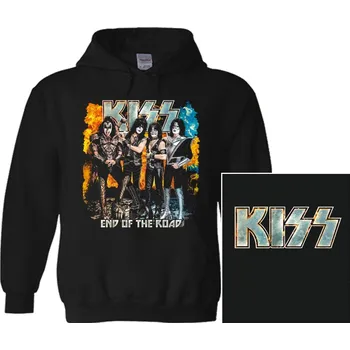 Pánská mikina mikina s kapucí Kiss - The End Of The Road
