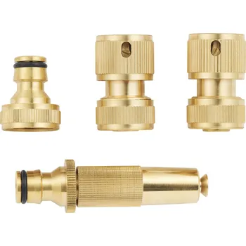 Zahrada PARKSIDE® Nástrčný systém / Mosazný dvojitý rozdělovač (mosazný nástrčný systém)