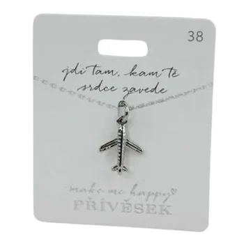 Přívěsek Happy Spirit Make Me Happy letadlo