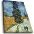 Obraz ASIR Reprodukce obrazu 45 x 70 cm Vincent van Gogh Cesta s cypřišem a hvězdami