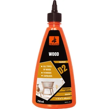 Průmyslové lepidlo DRAGON Wood adhesive D2 750 ml lepidlo na dřevo