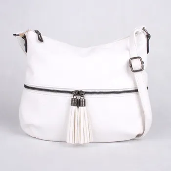 Kabelka Střední crossbody kabelka FLORA&CO H9046 bílá