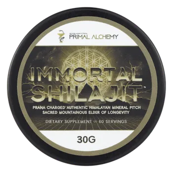 Přírodní produkt Primal Alchemy Immortal Shilajit