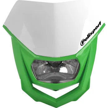 Maska se světlem POLISPORT HALO (bílá/zelená)