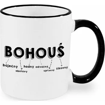 Hrnek - Bohouš Barva: Černá