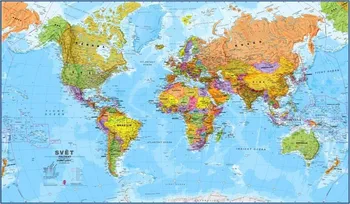 Svět: Politická mapa světa 195 x 120 cm - Excart (2018)
