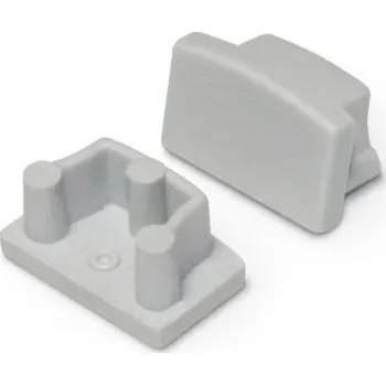 LED lišta Koncovka WIRELI BEGTON12 šedá (pro difuzory typ C), pár