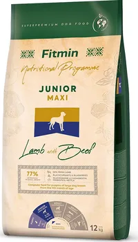 Krmivo pro psa Fitmin Nutritional Programme Junior Maxi Lamb/Beef 12 kg