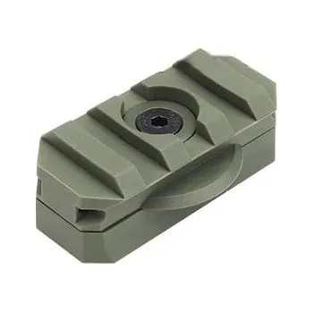 Příslušenství pro sportovní střelbu Rail na helmu - 2 ks, zelený 242z