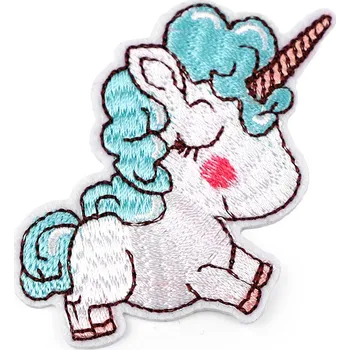 Nažehlovačka Jednorožec, 5.8x6 cm barva: tyrkysová