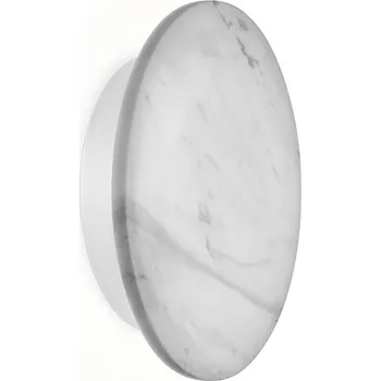Nástěnné svítidlo Wever & Ducré Designové nástěnné svítidlo Miles Round Dekor: Mramor bílý, Teplota chromatičnosti: 3000 Kelvinů, Průměr: 190 mm 317578MW5 Designové nástěnné svítidlo Miles Round