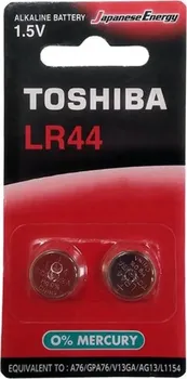 Článková baterie Toshiba AG13 LR44 A76 2 ks