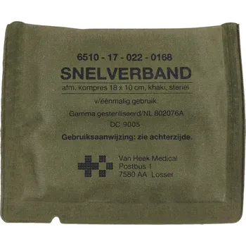 Lékárnička ARMÁDNÍ ORIGINÁL HOLANDSKO Obvaz First Aid Holandsko 6510-17-022-0168