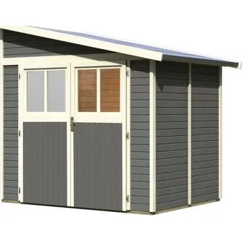 Zahradní domek dřevěný domek KARIBU BOMLITZ 2 (8884) terragrau