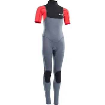 Neoprenový oblek neopren ION Capture Steamer SS 3/2 BZ DL steel blue/red/black velikost neoprenů a trapézů 152/12/L