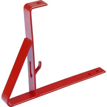 Střecha Držák sněholamu, plechová krytina - trapézové plechy a šindele - Barva červená RAL 3009