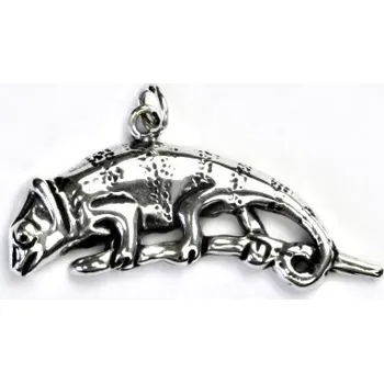 Přívěsek Stříbrný přívěsek chameleon - P415 (Stříbrný chameleon)