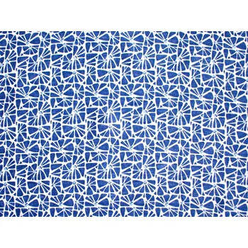 Snový svět VZOREK - Modrá mozaika - francouzský len