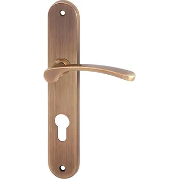 Dveřní kování ACT servis - Jana Provedení: PZ (vložkový zámek), Povrch: Bronz, Rozteč: 72 mm