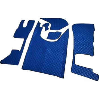 autokoberec Koberce kožené pro DAF XG, neodpruž. spolujezdec AUTOMAT, modrá barva