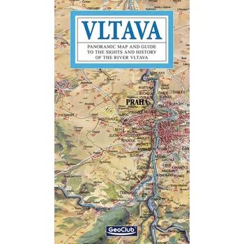 Vltava / panoramatická mapa anglicky