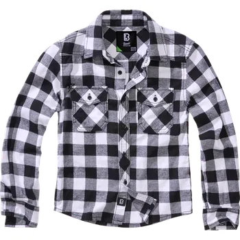 Chlapecká košile Košile dětská Kids Check Shirt Long Sleeve bílá | černá 146/152