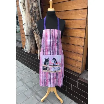 Kuchyňská zástěra Kuchyňská zástěra anglický venkov Horse