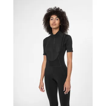 Dámské kalhoty 4F 4FSS23TFTIF106 DEEP BLACK Dámské legíny na kolo US XL