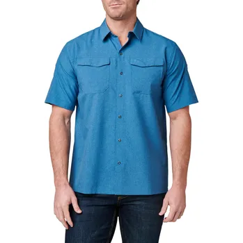 Pánská košile Košile 5.11 Freedom Flex S/S - Legion Blue Heather S