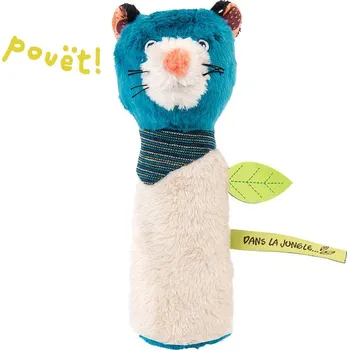 plyšák MOULIN ROTY Kapesní pískací panter Zimba