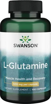 Přírodní produkt Swanson L-Glutamine 500 mg 100 cps.