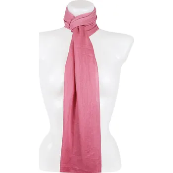 Šátek Dámský lehký obdélníkový šál 37515 - růžové barvy 7200617-12