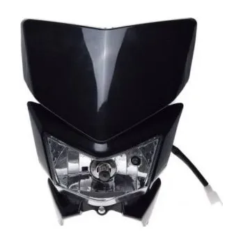 Přídavné přední světlo na motocykly H4 - černé