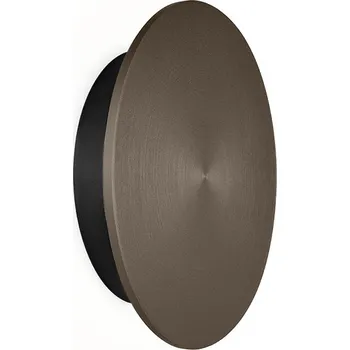 Wever & Ducré Designové nástěnné svítidlo Miles Round Dekor: Hliník - bronzová, Teplota chromatičnosti: 3000 Kelvinů, Průměr: 190 mm 317578Q5 Designové nástěnné svítidlo Miles Round