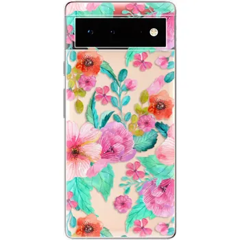 Pouzdro na mobilní telefon Odolné silikonové pouzdro iSaprio - Flower Pattern 01 - Google Pixel 6 5G