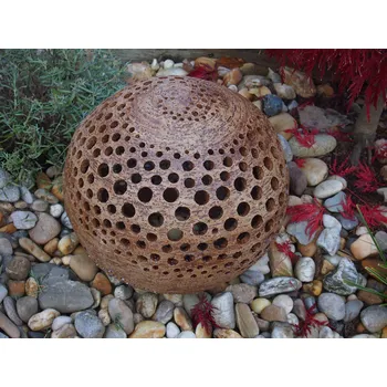 Zahradní dekorace Keramická svítící koule 40cm - NA DOTAZ