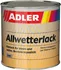 Lak na dřevo ADLER Česko Allwetterlack ADALLWE00375MAT 0.375 l bezbarvý mat