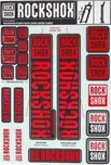 Rock Shox Decal Kit 35 mm Oxy Red…