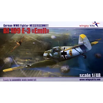 Plastikový model Wingsy kits 1/48 Messerschmitt Bf 109 E-3 German WWII Fighter
