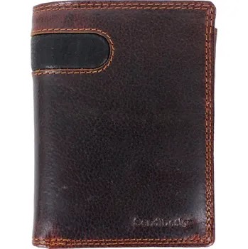 Peněženka Sendi Design Pánská kožená peněženka D-2306 RFID hnědá