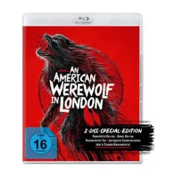 Blu-ray film An American Werewolf in London, 2 Blu-ray (Woolston Artwork) – John Landis,David Naughton,Jenny Agutter,Griffin Dunne (DE)