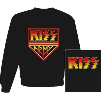 Pánská mikina mikina bez kapuce Kiss - Army
