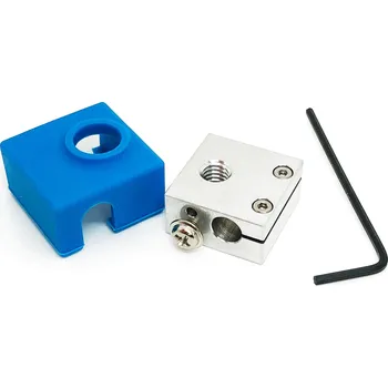 Příslušenství k 3D tiskárně Micro Swiss Heater Block Upgrade with Silicone Sock for CR10 / Ender 2 / Ender 3 / MK7, MK8, MK9