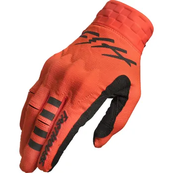 Cyklistické rukavice Fasthouse Blaster Rush Glove Red Velikost: S