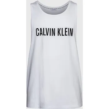 Dámské plavky Pánské plážové tílko KM0KM00837 YCD bílá - Calvin Klein M