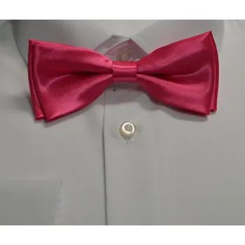 Motýlek Pánský motýlek M1 - vzor 36 - RŮŽOVÝ - LESKLÝ